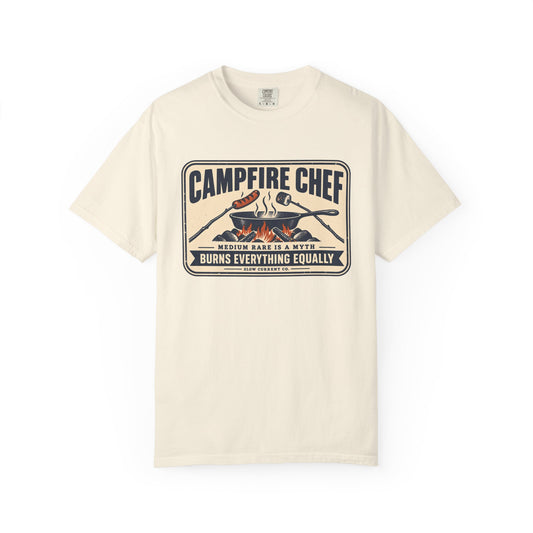 Campfire Chef, Burns Everything Equally T-Shirt