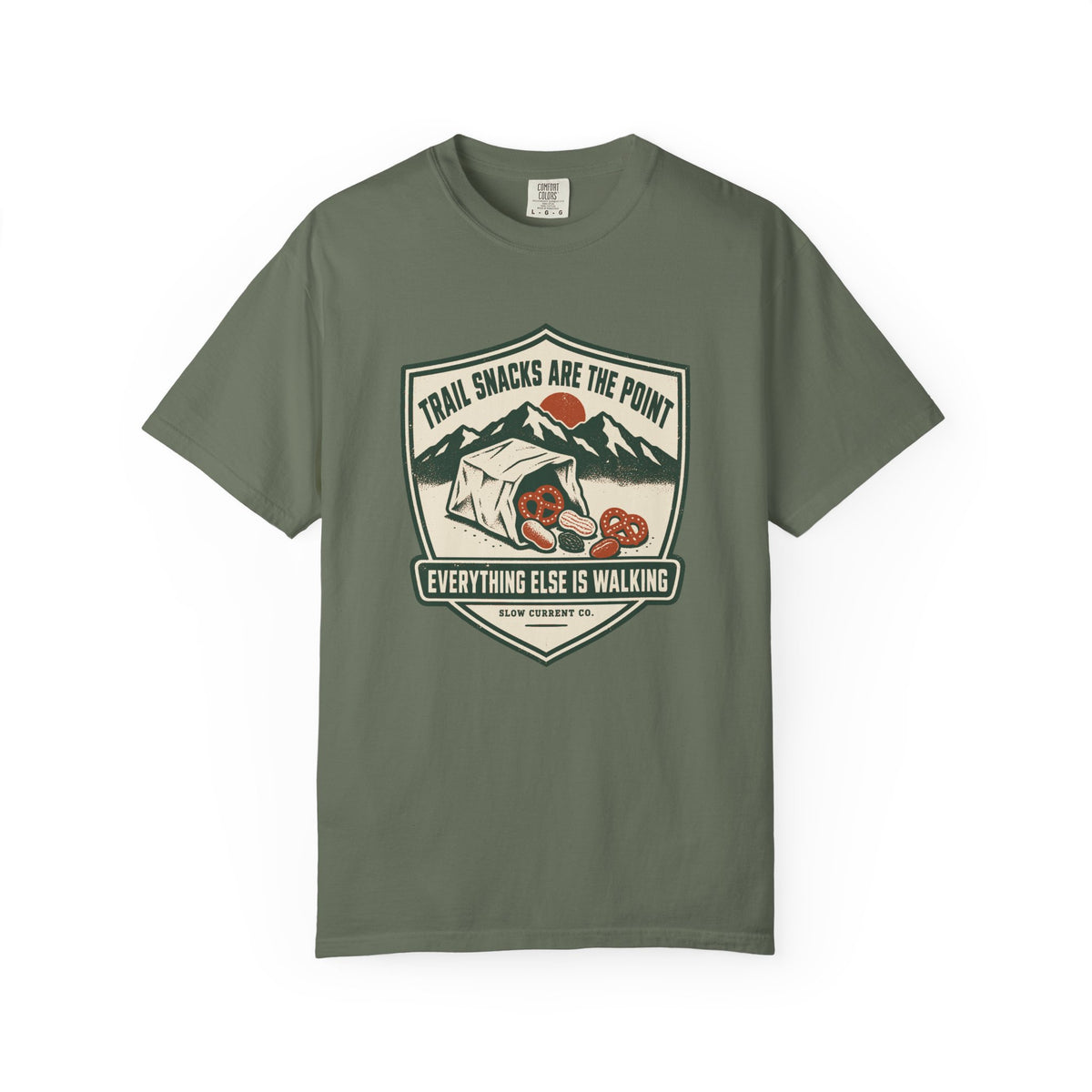 Trail Snacks Are the Point Hiking T-Shirt