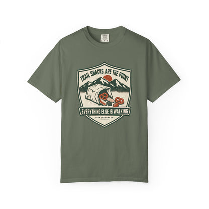 Trail Snacks Are the Point Hiking T-Shirt