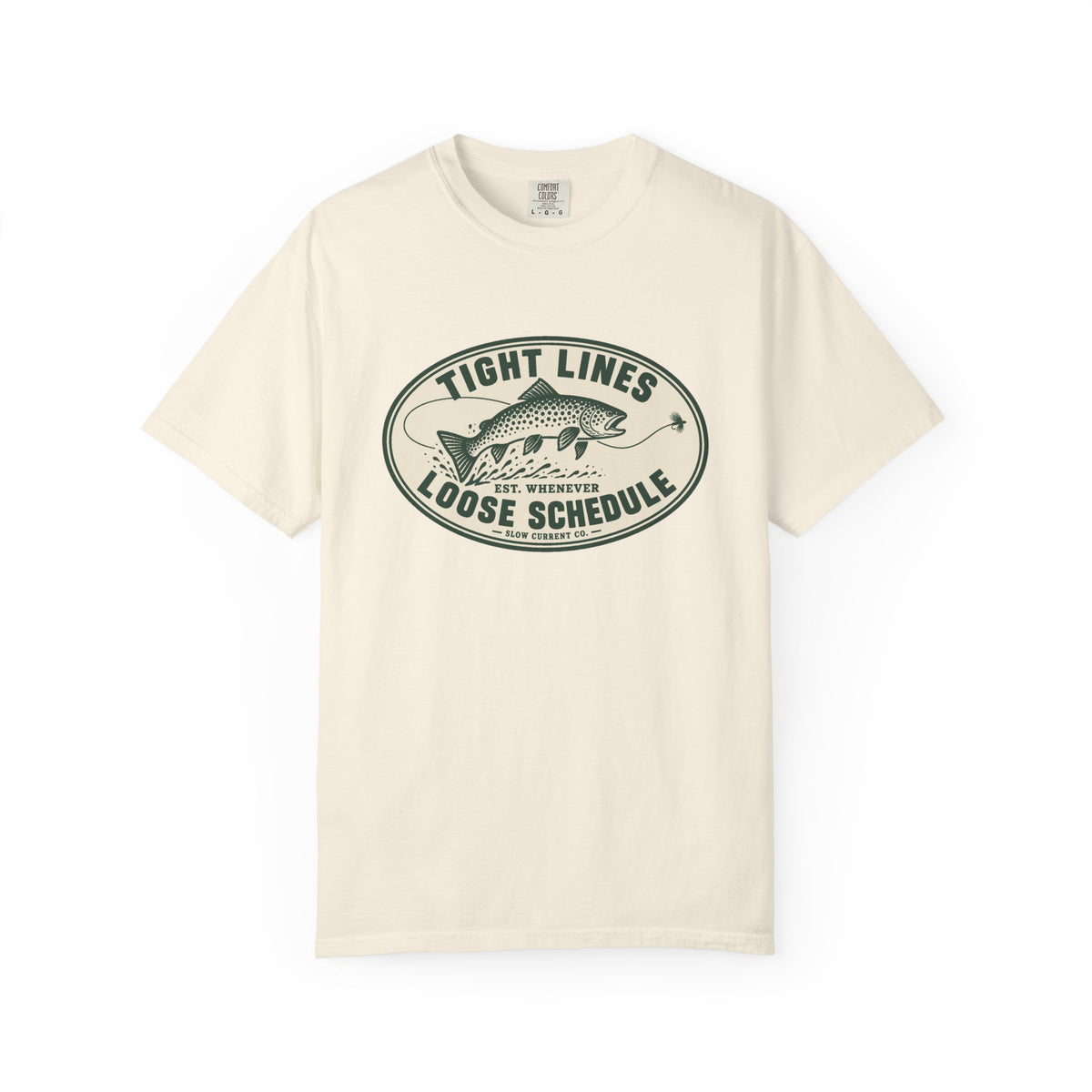 Tight Lines, Loose Schedule Fly Fishing T-Shirt