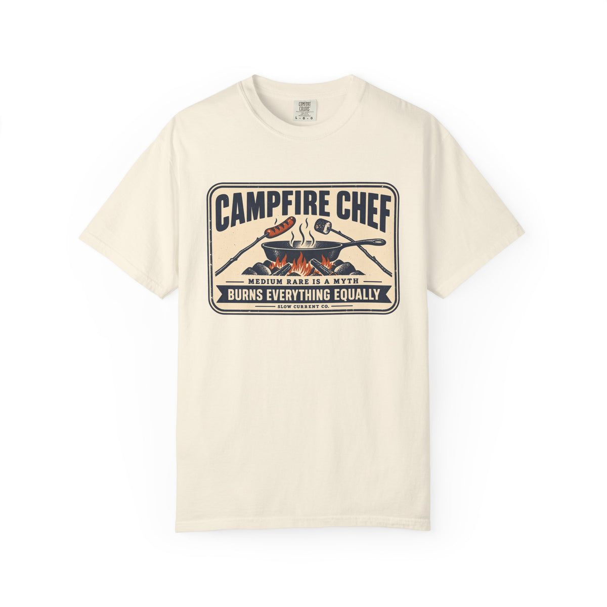 Campfire Chef, Burns Everything Equally T-Shirt