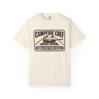 Campfire Chef, Burns Everything Equally T-Shirt