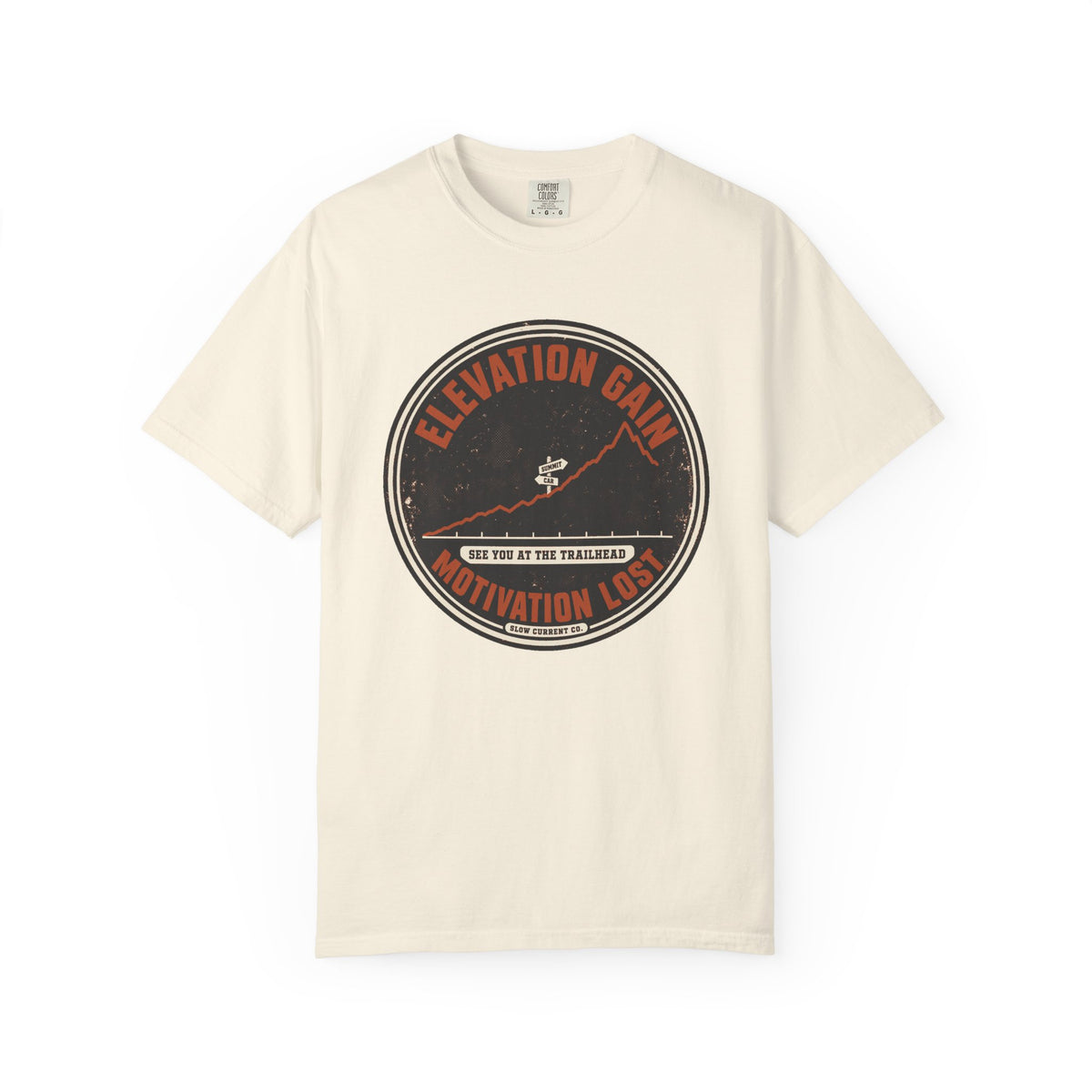 Elevation Gain, Motivation Lost Hiking T-Shirt
