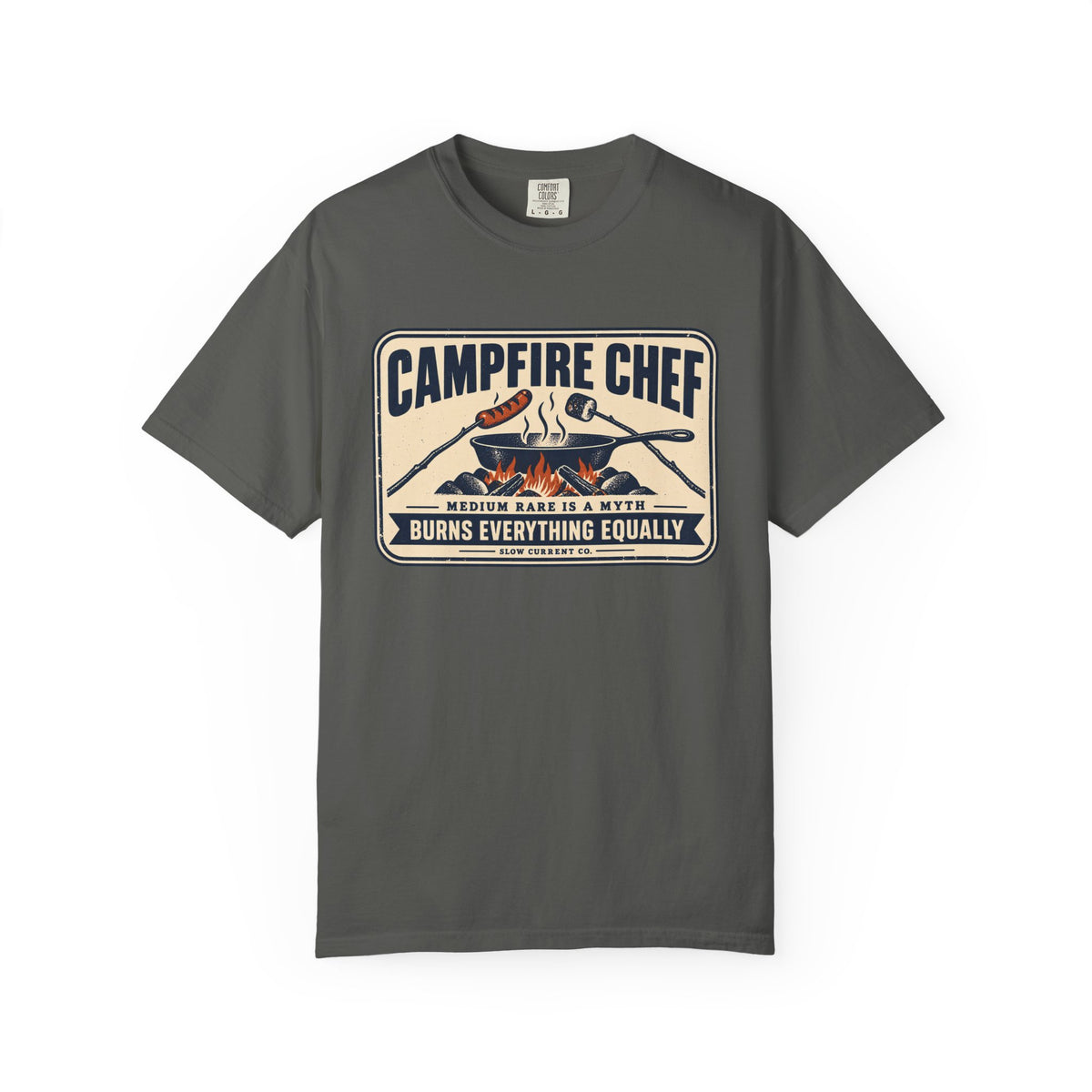 Campfire Chef, Burns Everything Equally T-Shirt