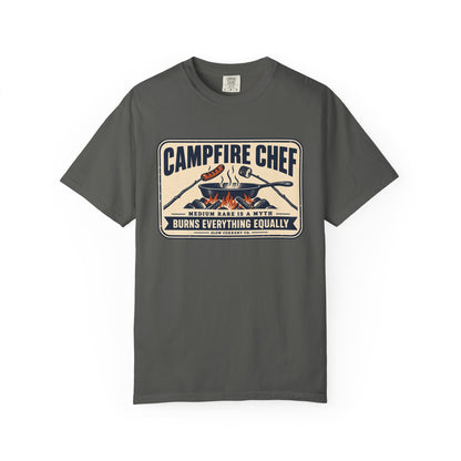 Campfire Chef, Burns Everything Equally T-Shirt