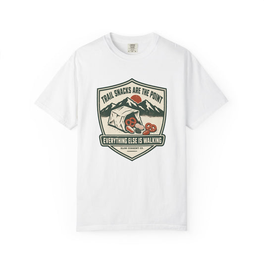Trail Snacks Are the Point Hiking T-Shirt