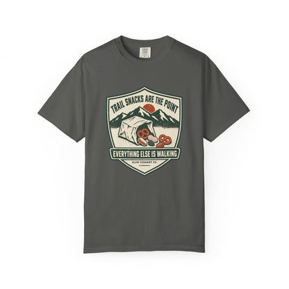 Trail Snacks Are the Point Hiking T-Shirt