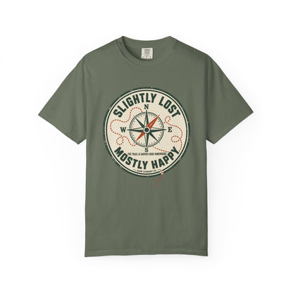 Slightly Lost, Mostly Happy Hiking T-Shirt