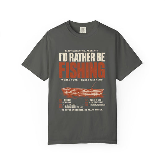 I'd Rather Be Fishing World Tour T-Shirt