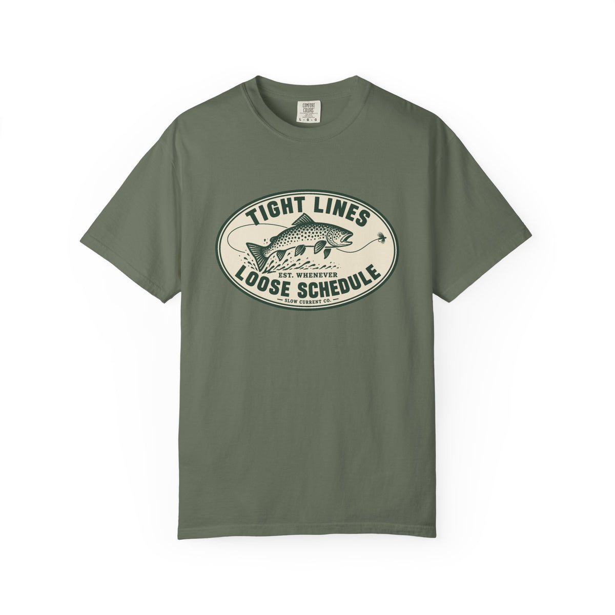 Tight Lines, Loose Schedule Fly Fishing T-Shirt