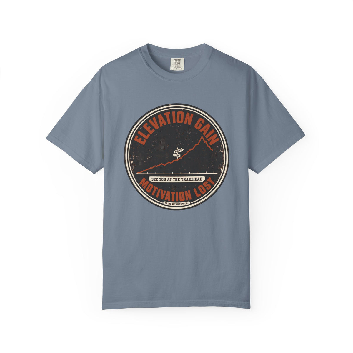 Elevation Gain, Motivation Lost Hiking T-Shirt