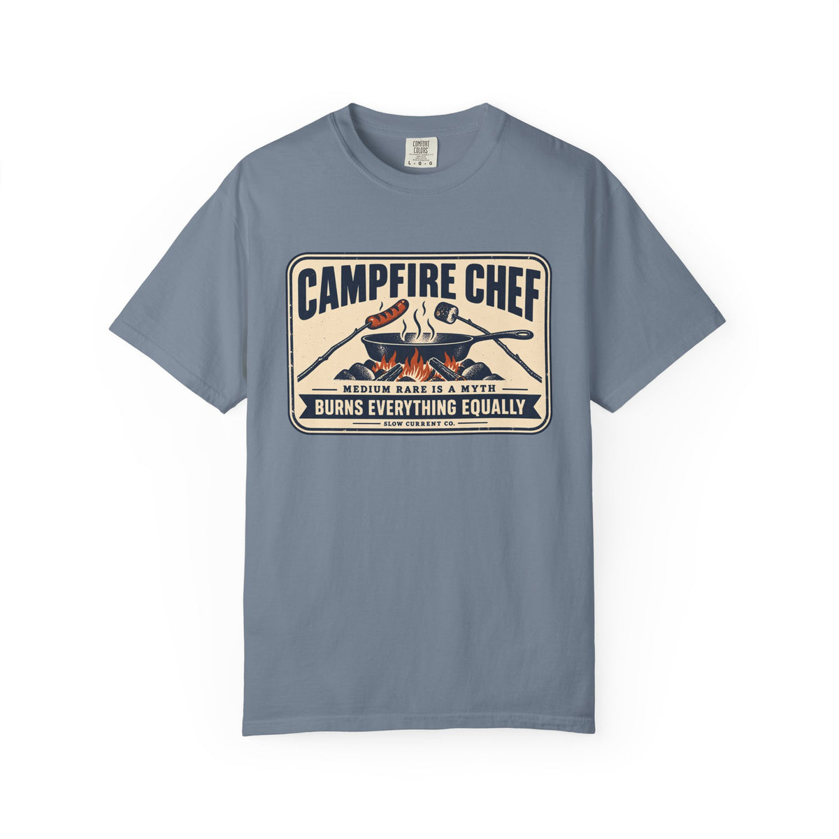 Campfire Chef, Burns Everything Equally T-Shirt