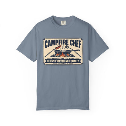 Campfire Chef, Burns Everything Equally T-Shirt